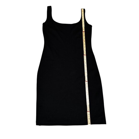 Black Sleeveless Bodycon Midi Dress By Moda Intl - Picture 6 of 8